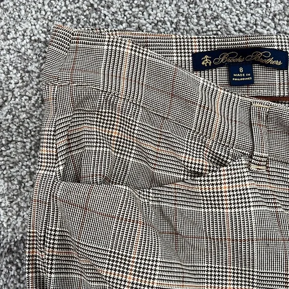 Brooks Brothers Plaid Pants Size 8 - Picture 3 of 5